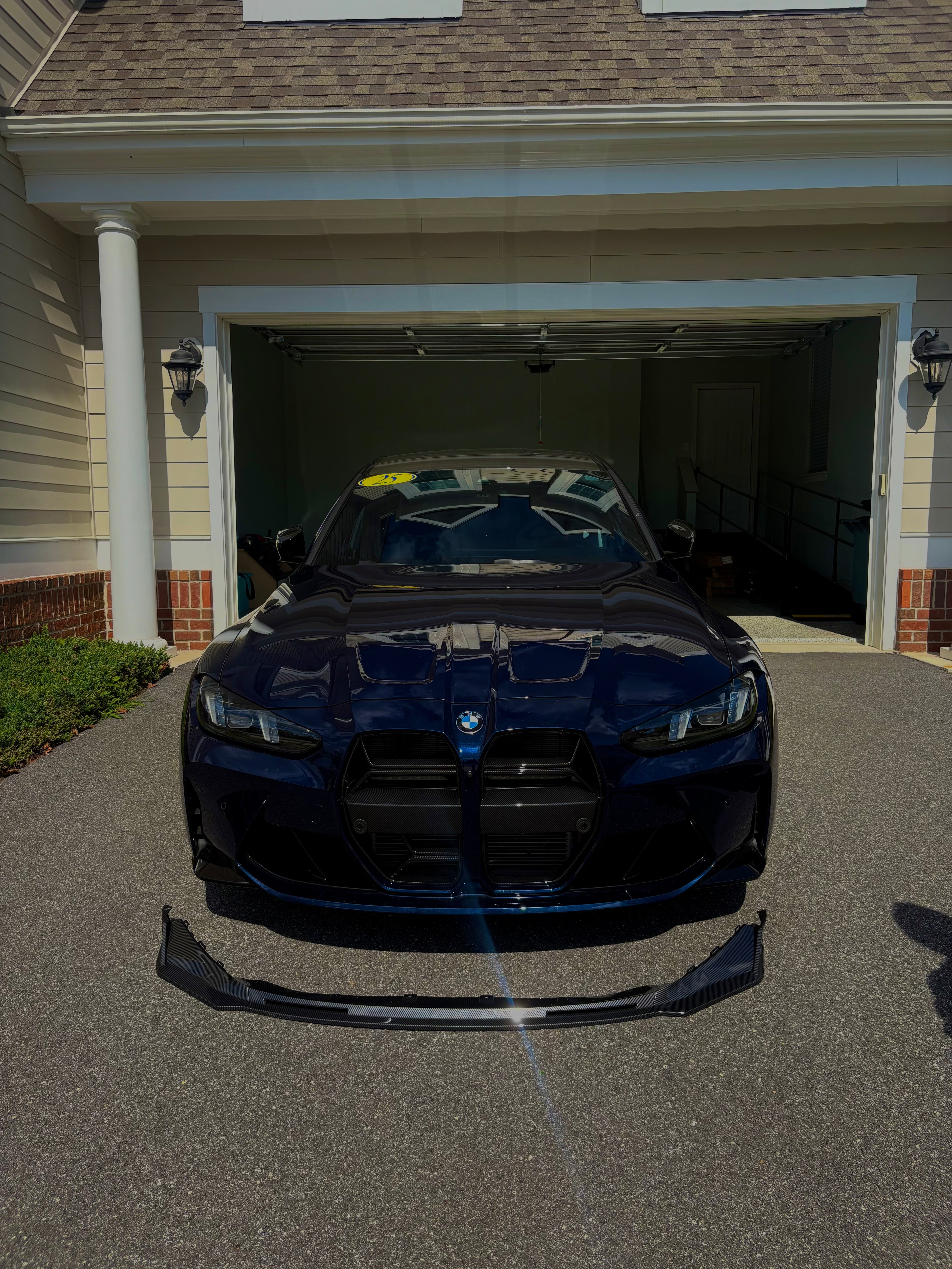 G80/G82 Replica Carbon Fiber "V" Style front lip/Splitter