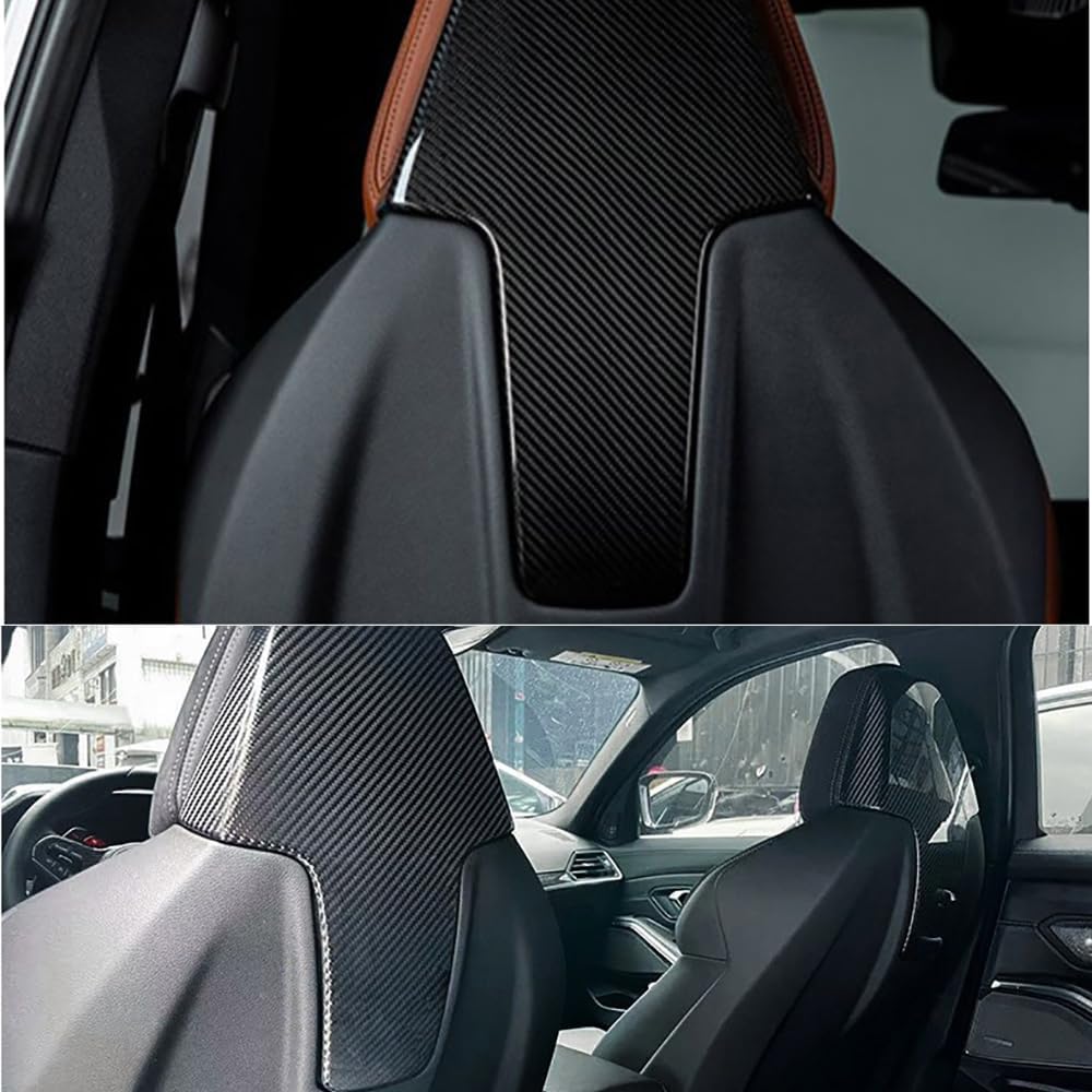 Carbon Fiber comfort seat cover trim (2pc)