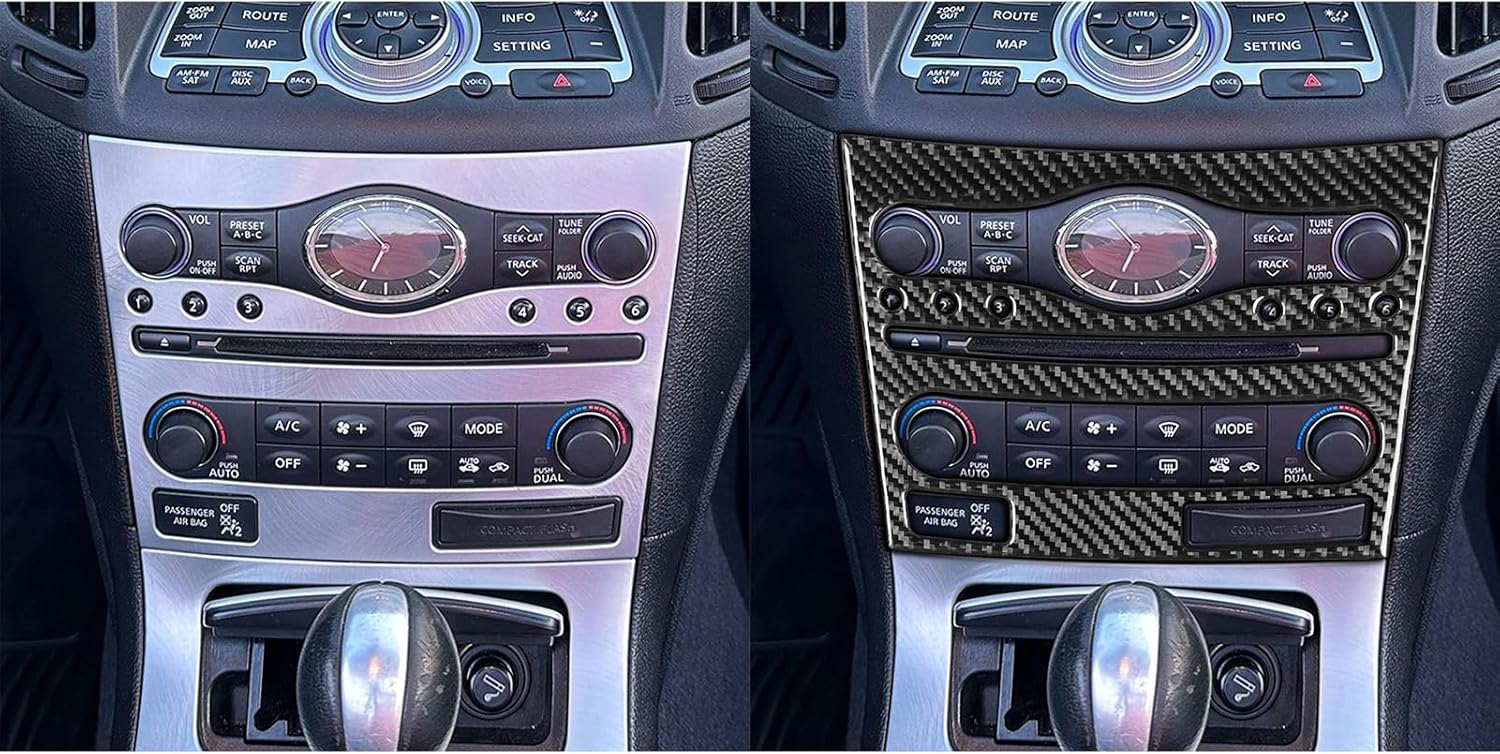 Infiniti G35/37 replica carbon fiber control trim