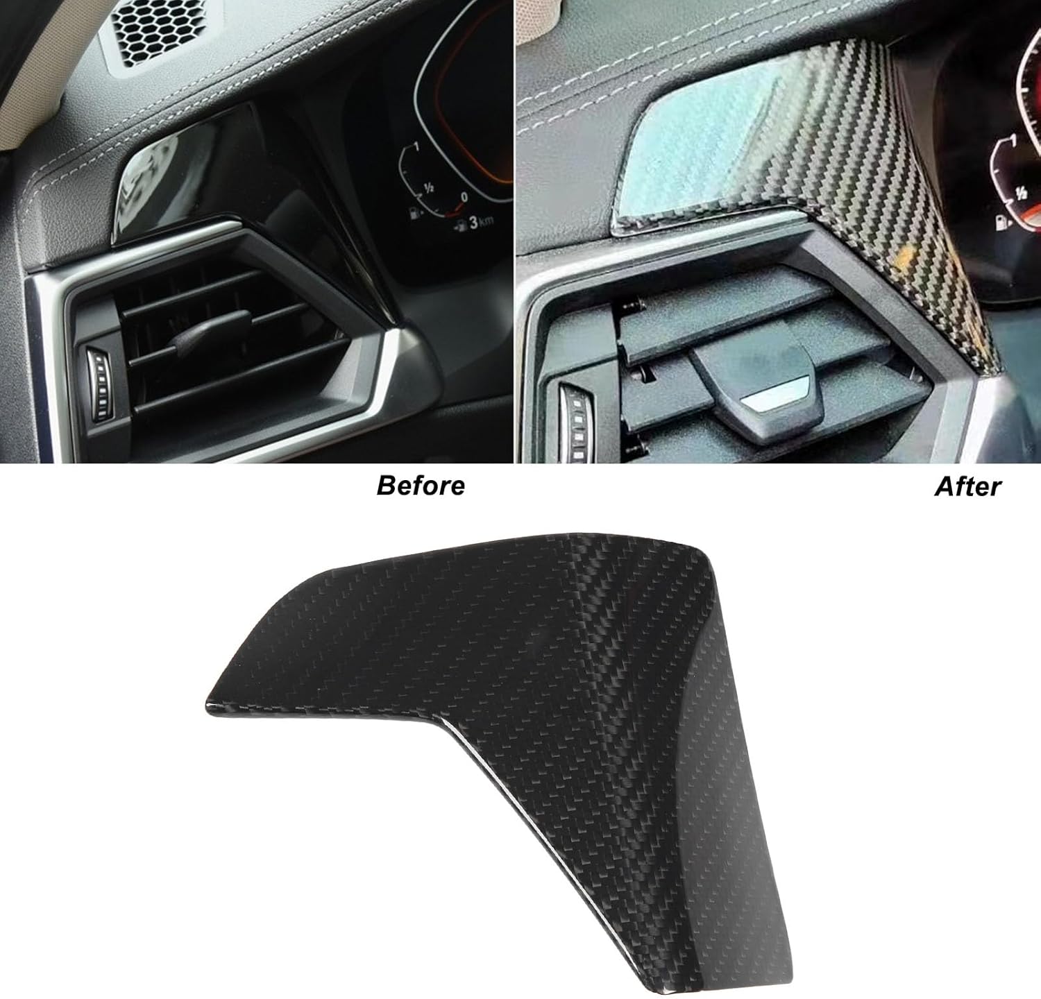 Carbon Fiber Air Vent Trim Cover BMW G8X / G series